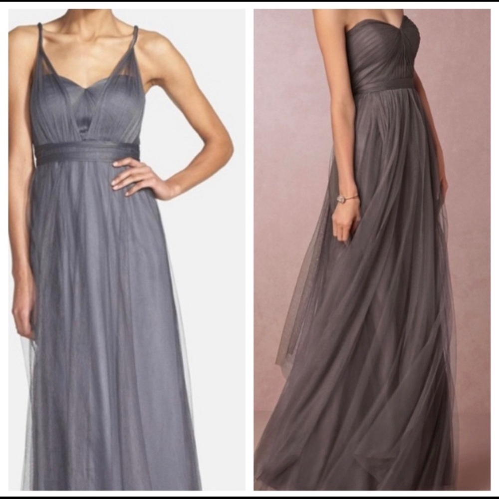 Jenny Yoo Gray Bridesmaid Dress